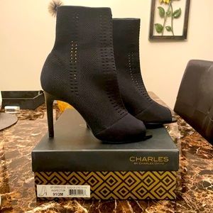 Charles David Inspector Knit Bootie